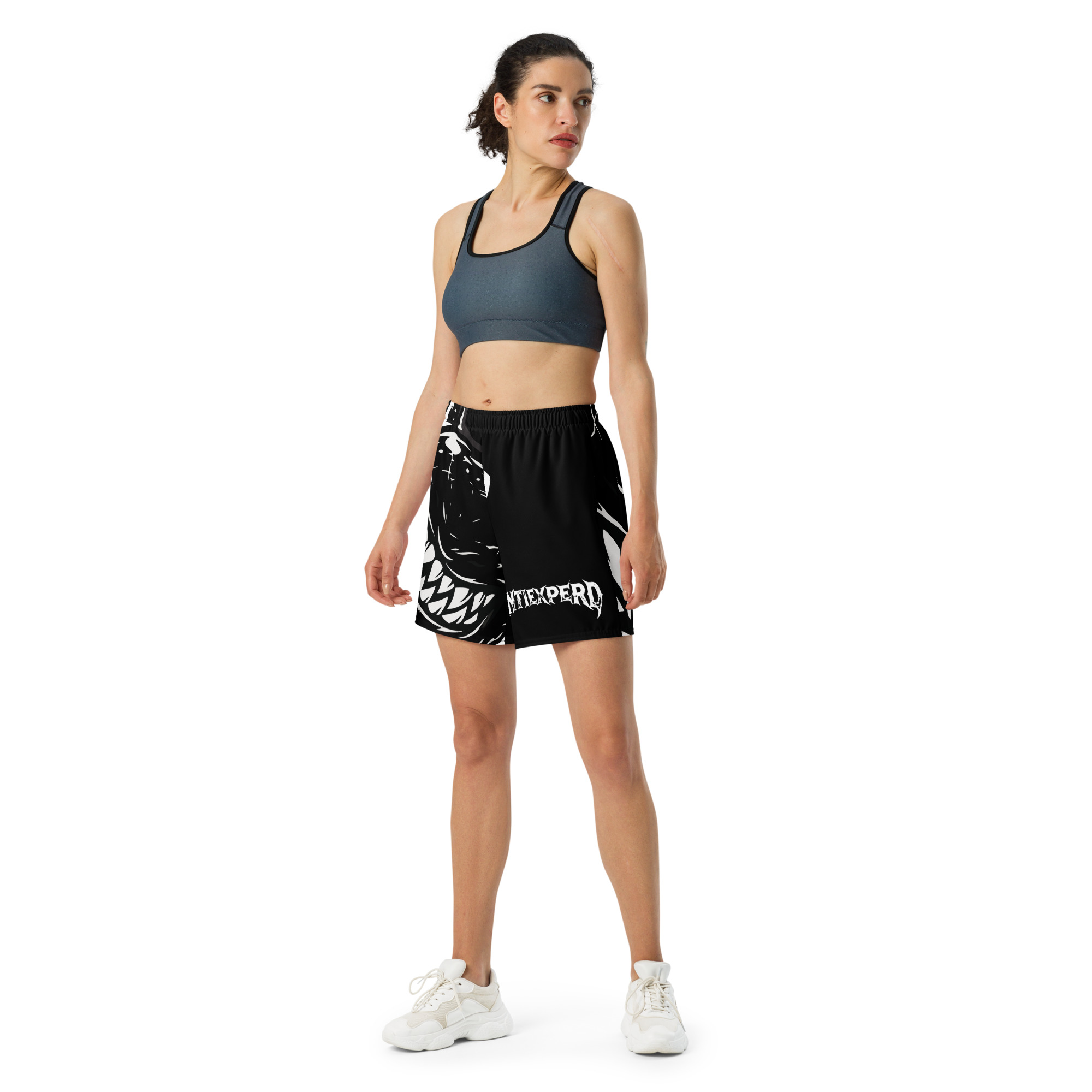 All-Over Print Unisex Athletic Long Shorts – Bild 8