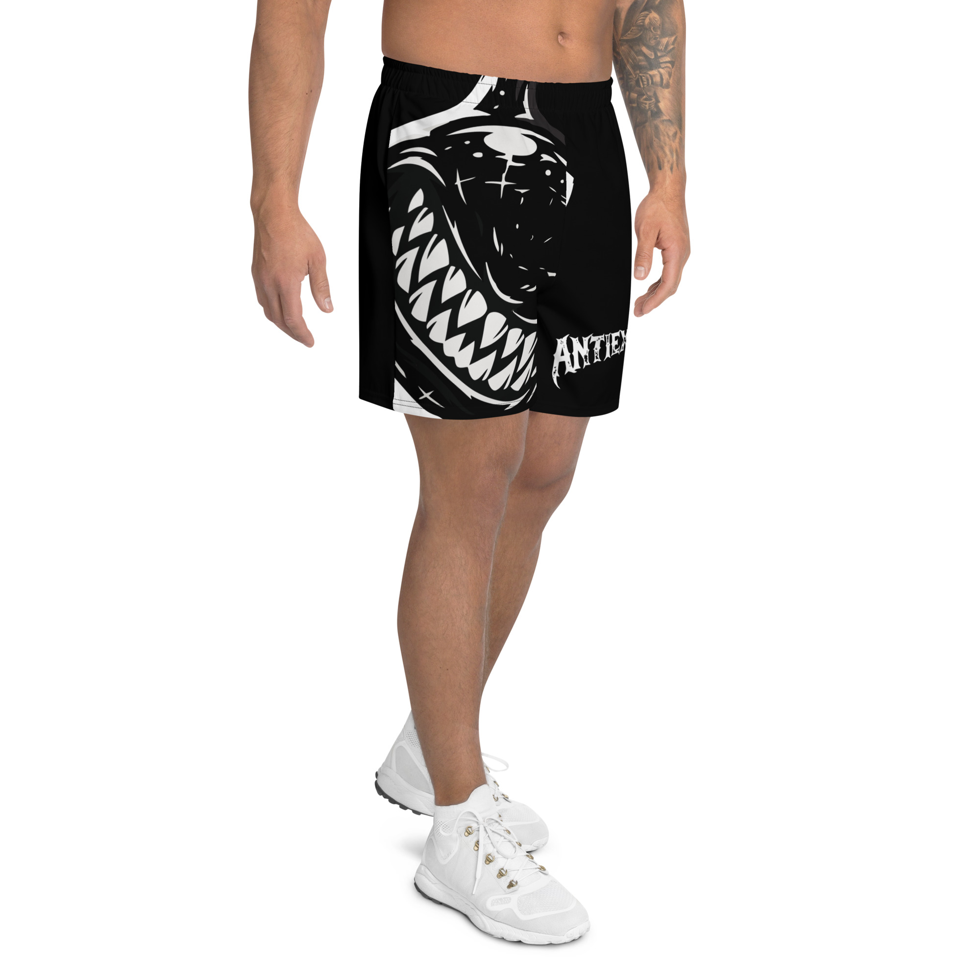 All-Over Print Unisex Athletic Long Shorts – Bild 2