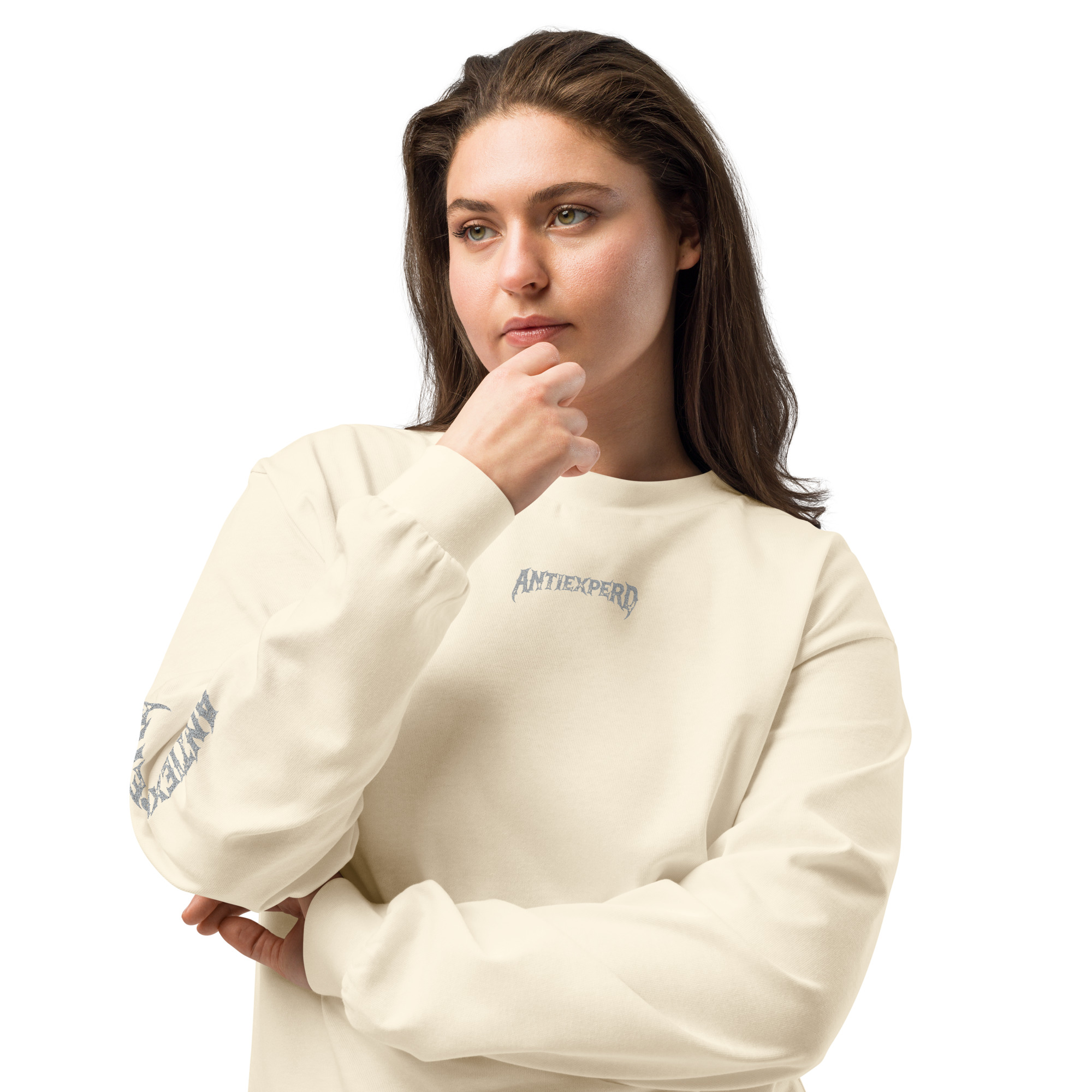 Premium heavyweight long sleeve shirt – Bild 4